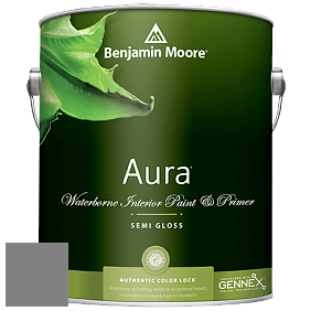 Benjamin Moore Aura 528 Waterborne Interior Semi-gloss Finish краска цвет NCS S 5502-R50B 