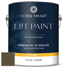 COLOR SMART CS 745 ELIT PAINT глубокоматовая моющаяся краска цвет NCS S 7020-G90Y 