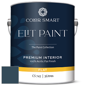 COLOR SMART CS 745 ELIT PAINT глубокоматовая моющаяся краска цвет NCS S 7020-B 