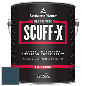 Benjamin Moore 486 Ultra Spec SCUFF-X Interior Satin Finish краска цвет NCS S 7020-B 