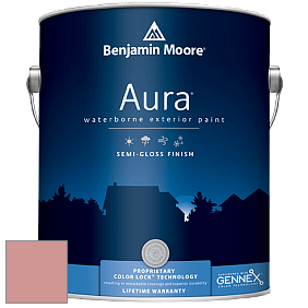 Benjamin Moore Aura 632 Waterborne Exterior Semi-Gloss Finish краска цвет 2090-50 Tender Pink