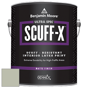 Benjamin Moore 484 Ultra Spec SCUFF-X Interior Matte Finish краска цвет 472 Aganthus Green