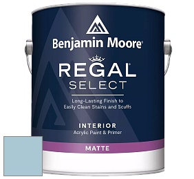 Benjamin Moore 548 IRegal Select Interior Paint - Matte краска цвет 836 Sea View