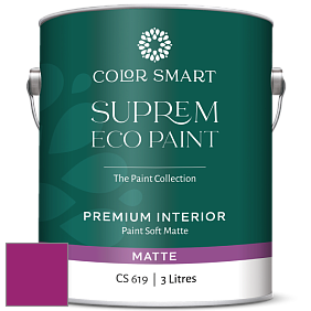 COLOR SMART CS 619 SUPREM ECO PAINT матовая краска цвет RAL 4006 