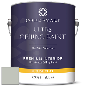 COLOR SMART CS 758 ULTRA CEILING PAINT ультраматовая краска цвет 1570 Gray Wisp