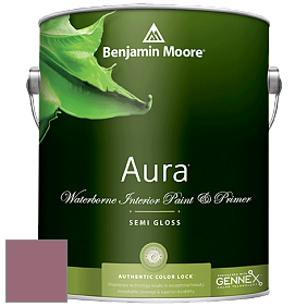 Benjamin Moore Aura 528 Waterborne Interior Semi-gloss Finish краска цвет NCS S 4030-R20B 