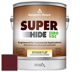 Benjamin Moore 355 Super Hide Zero Voc Interior Flat краска цвет RAL 3005 