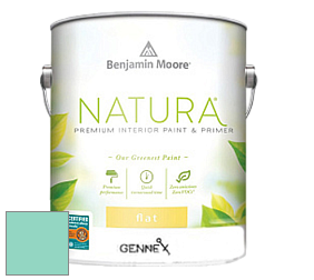 Benjamin Moore 514 Natura Interior Semi-Gloss Finish краска цвет 605 Calming Green