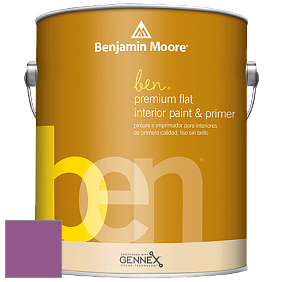 Benjamin Moore Ben W625 Premium Interior Latex Flat краска цвет NCS S 3050-R40B 