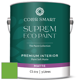 COLOR SMART CS 619 SUPREM ECO PAINT матовая краска цвет 2032-30 Fresh Lime