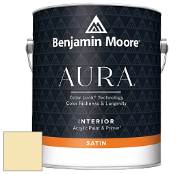 Benjamin Moore Aura 526 Waterborne Interior Satin Finish покрытие цвет 366 San Pedro Morning