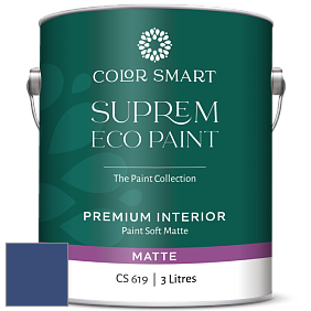 COLOR SMART CS 619 SUPREM ECO PAINT матовая краска цвет 2066-10 Blue