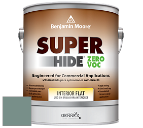 Benjamin Moore 355 Super Hide Zero Voc Interior Flat краска цвет 691 Dartsmouth Green