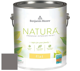 Benjamin Moore 512 Natura Interior Flat Finish матовая краска цвет 1462 Gray Mountain