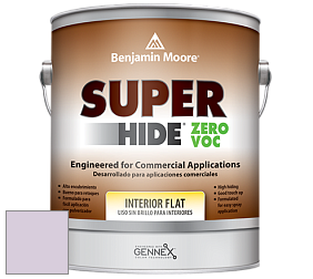 Benjamin Moore 355 Super Hide Zero Voc Interior Flat краска цвет 1388 Spring Lilac