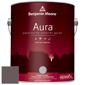 Benjamin Moore Aura 631 Waterborne Exterior Satin Finish краска цвет 2114-30 Desert Shadows