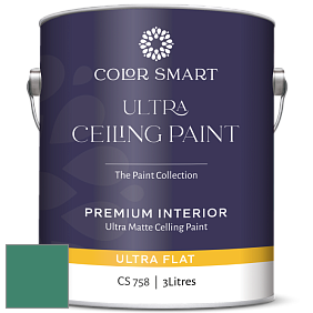 COLOR SMART CS 758 ULTRA CEILING PAINT ультраматовая краска цвет 609 Lucky Shamrock