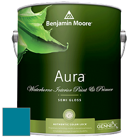 Benjamin Moore Aura 528 Waterborne Interior Semi-gloss Finish краска цвет 770 Americana