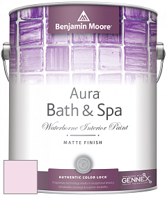 Benjamin Moore Aura 532 Bath & Spa Waterborne Interior Paint Matte Finish краска цвет 2079-70 Candy Stripe