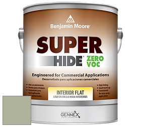 Benjamin Moore 355 Super Hide Zero Voc Interior Flat краска цвет AF-455 