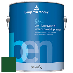 Benjamin Moore Ben W626 Premium Interior Latex Eggshell краска цвет RAL 6035 