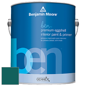 Benjamin Moore Ben W626 Premium Interior Latex Eggshell краска цвет NCS S 5540-B50G 