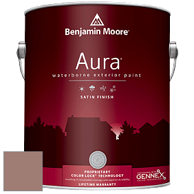 Benjamin Moore Aura 631 Waterborne Exterior Satin Finish краска цвет 2100-40 Appalachian Spring