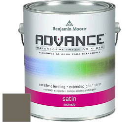 Benjamin Moore 792 Advance Interior Paint-Satin эмаль цвет 1561 Castle Peak Gray