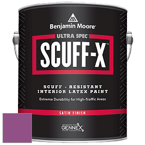 Benjamin Moore 486 Ultra Spec SCUFF-X Interior Satin Finish краска цвет 2074-30 Twilight Magenta