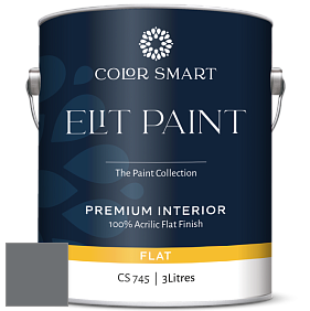 COLOR SMART CS 745 ELIT PAINT глубокоматовая моющаяся краска цвет 2124-20 Trout Gray