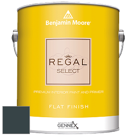 Benjamin Moore 547 Regal Select Waterborne Interior Flat Finish краска цвет RAL 7026 
