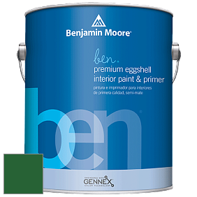 Benjamin Moore Ben W626 Premium Interior Latex Eggshell краска цвет RAL 6002 