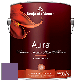 Benjamin Moore Aura 526 Waterborne Interior Satin Finish покрытие цвет NCS S 4040-R50B 