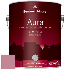 Benjamin Moore Aura 631 Waterborne Exterior Satin Finish краска цвет 1272 Princess