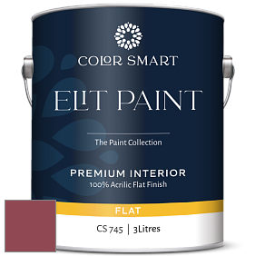 COLOR SMART CS 745 ELIT PAINT глубокоматовая моющаяся краска цвет 2081-10 Burnt Peanut Red