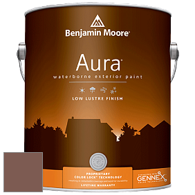 Benjamin Moore Aura 634 Waterborne Exterior Low Lustre Finish краска цвет 2095-30 Butternut Brown