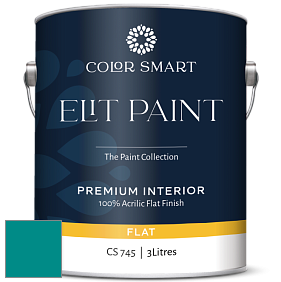 COLOR SMART CS 745 ELIT PAINT глубокоматовая моющаяся краска цвет NCS S 3060-B40G 