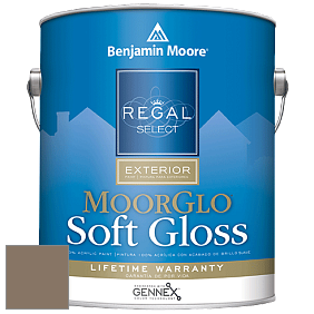 Benjamin Moore W096 Regal Select Exterior Paint-Moor GloSoft Gloss Finish краска цвет 999 Rustic Taupe