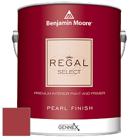 Benjamin Moore 550 Regal Select Waterborne Interior Pearl Finish краска цвет 2003-10 Million Dollar Red