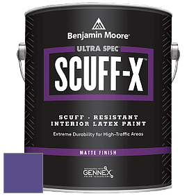Benjamin Moore 484 Ultra Spec SCUFF-X Interior Matte Finish краска цвет NCS S 3555-R60B 