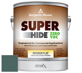 Benjamin Moore 355 Super Hide Zero Voc Interior Flat краска цвет AF-510 