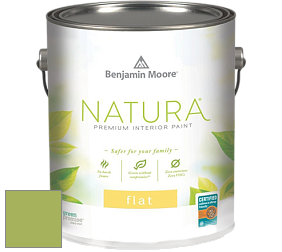 Benjamin Moore 512 Natura Interior Flat Finish матовая краска цвет 413 Blooming Grove
