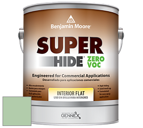 Benjamin Moore 355 Super Hide Zero Voc Interior Flat краска цвет 563 Douglas Fern