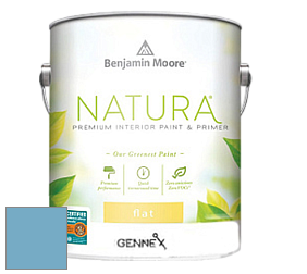 Benjamin Moore 514 Natura Interior Semi-Gloss Finish краска цвет 802 San Francisco Bay