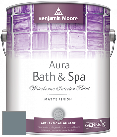Benjamin Moore Aura 532 Bath & Spa Waterborne Interior Paint Matte Finish краска цвет AF-555 