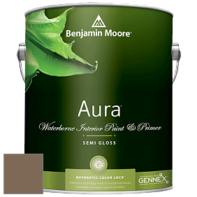 Benjamin Moore Aura 528 Waterborne Interior Semi-gloss Finish краска цвет AF-115 