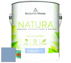 Benjamin Moore 513 Natura Interior Eggshell Finish краска с блеском цвет 823 Steel Blue