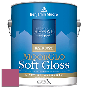 Benjamin Moore W096 Regal Select Exterior Paint-Moor GloSoft Gloss Finish краска цвет 2078-30 Royal Fuchsia