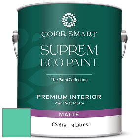 COLOR SMART CS 619 SUPREM ECO PAINT матовая краска цвет 2045-40 Bahama Green