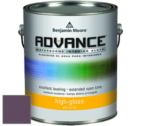 Benjamin Moore 794 Advance Interior Paint-High Gloss глянцевая алкидная эмаль цвет 2073-20 Autumn Purple